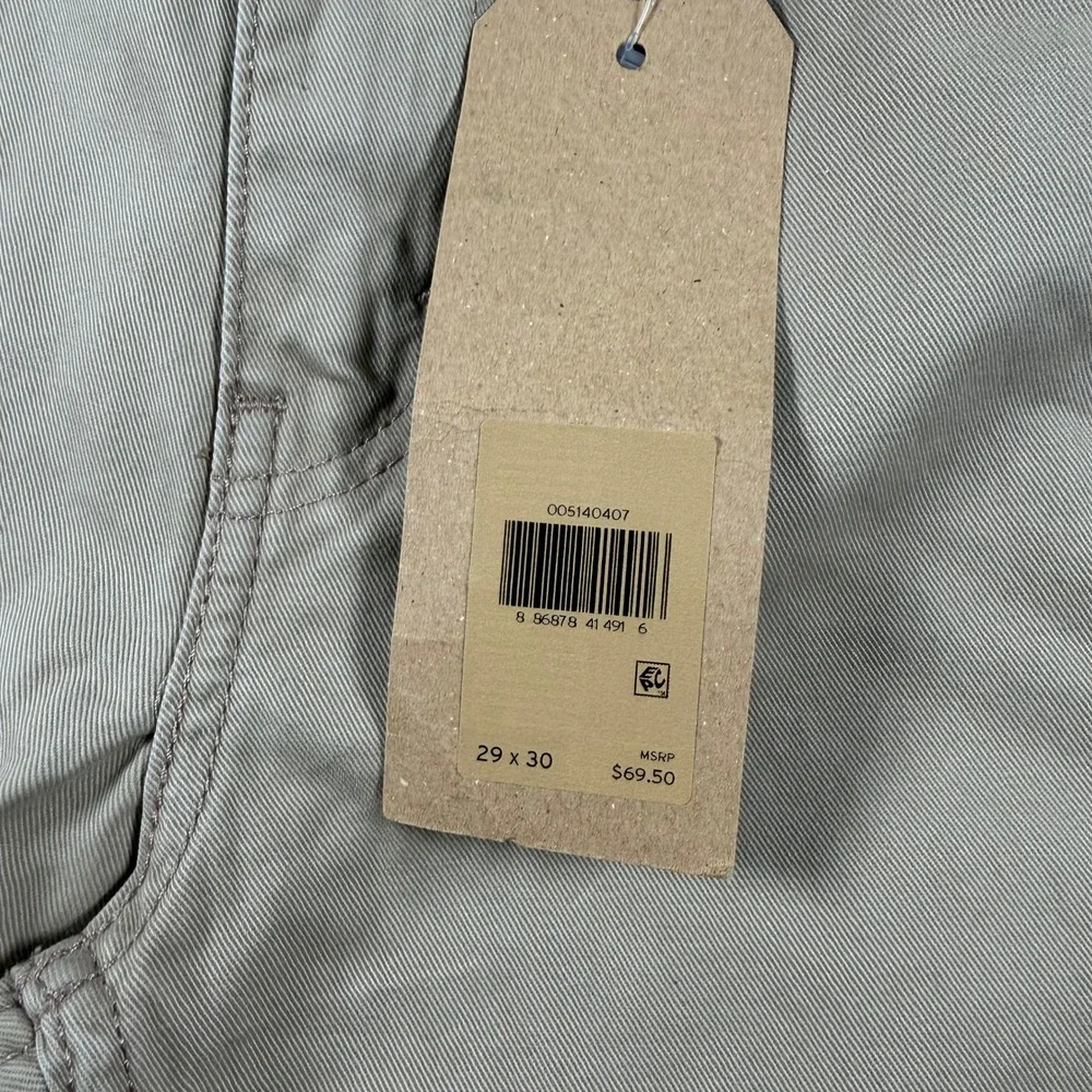 Levi's 514 Straight Pants Mens 29x30 Khaki Tan Twill Chinos Casual 005140407